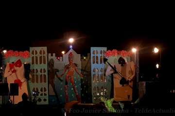 Drag Arush, reinona de las fiestas de Ayatima de Marzagán (Foto Francisco J. Santana)